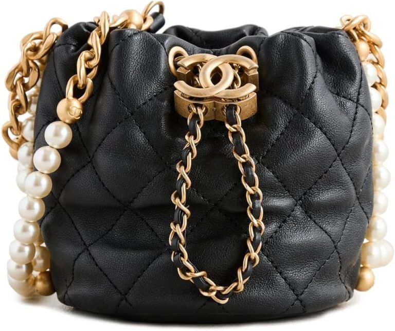 Chanel Women's Pre-Loved Pearl Drawstring Shoulder Bag Review hi